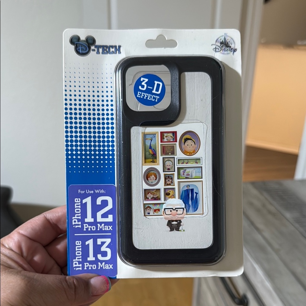 Disney 3D Effect iPhone 12/13 Pro Max Case - Black